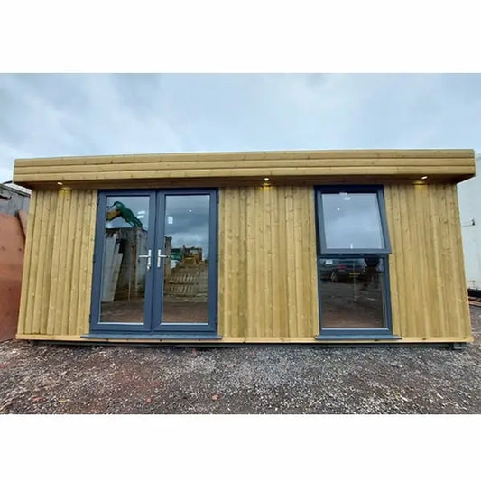 Módulo de contenedor - con bardo de madera maciza